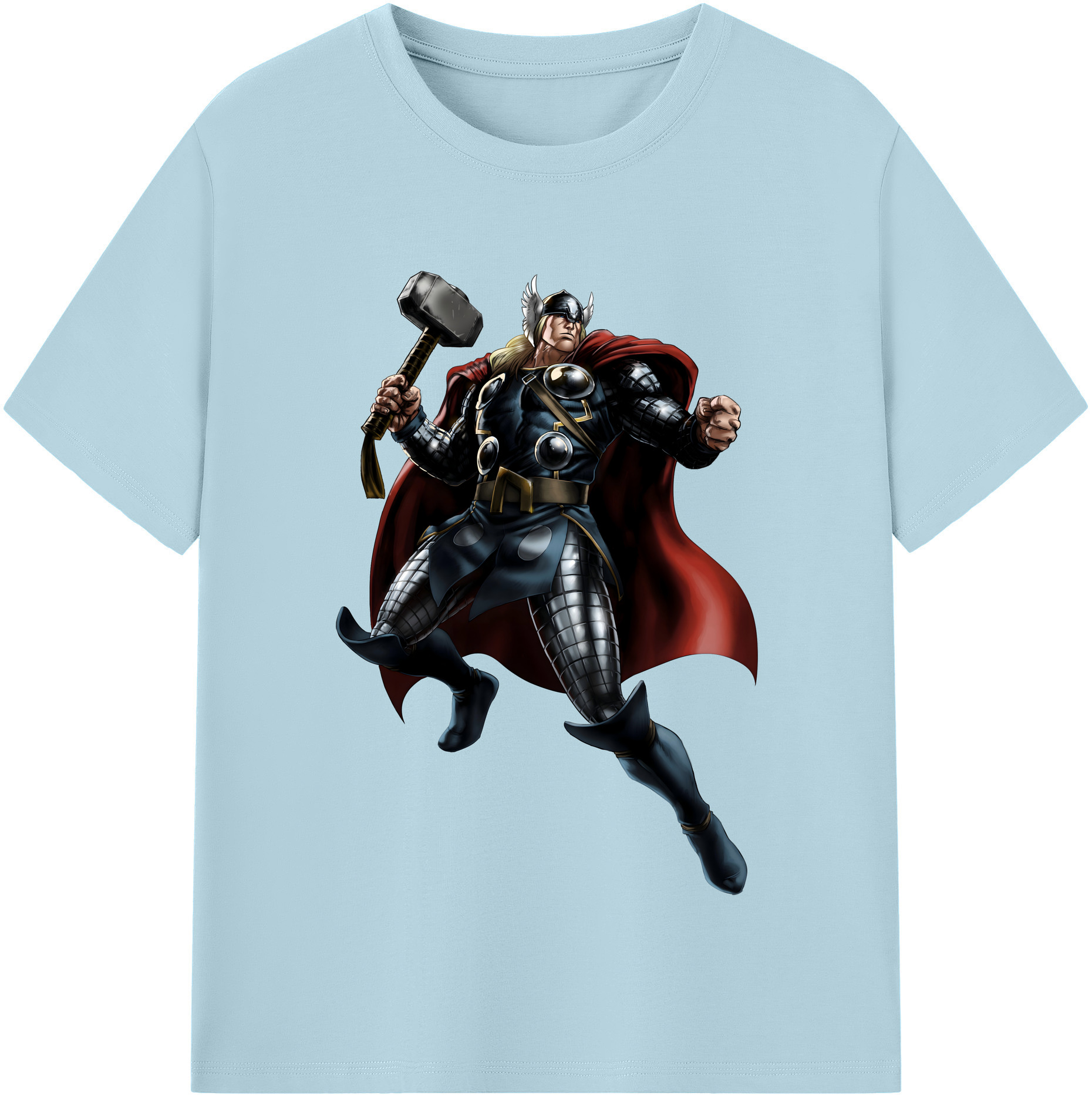 （画像用） アベンジャーズ The Avengers 綿100％半袖Tシャツ（フロントプリント）